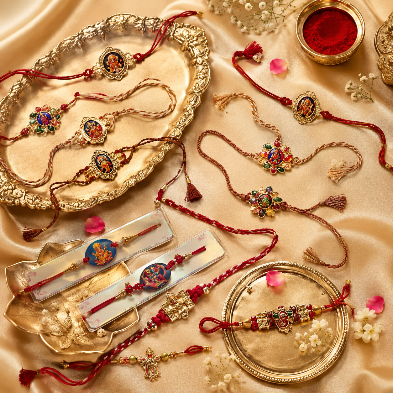 Ganesh, Hanuman, Shiva, Krishna