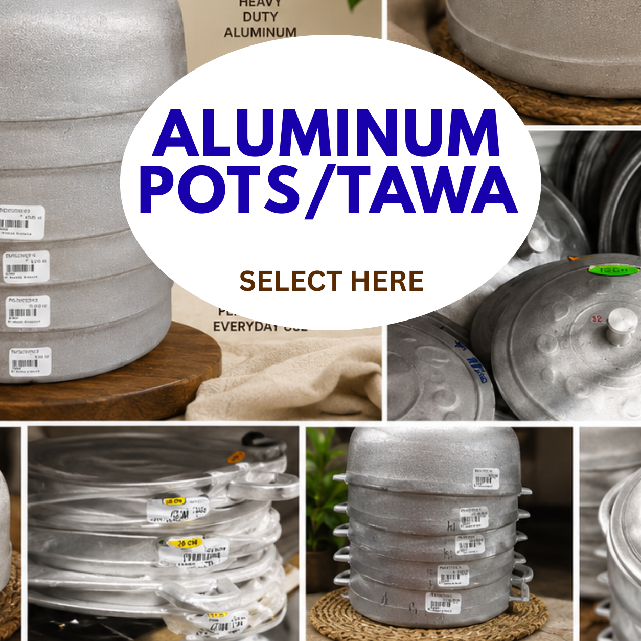 Aluminum Pots/ Aluminum Items