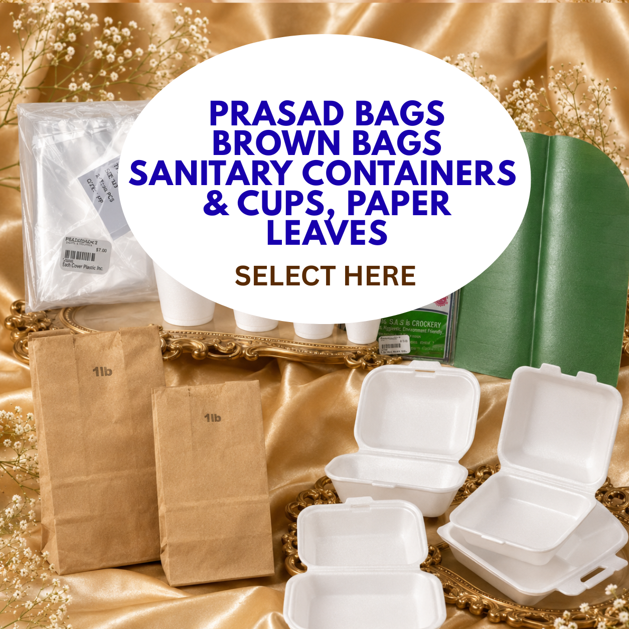 Paper/Plastic Bags/Paper Leaves/Disposable Items