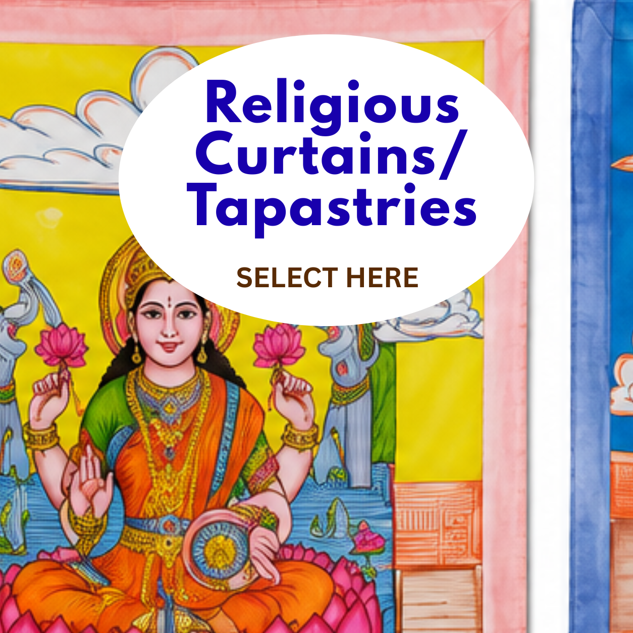Religious Curtains/Tapastries
