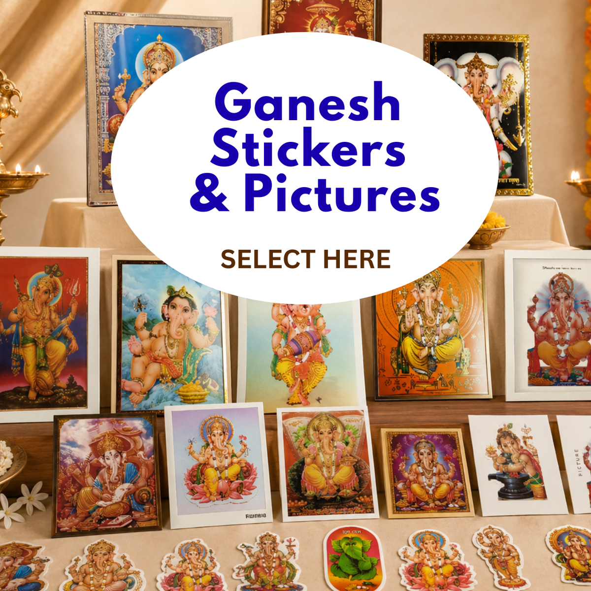 Ganesh Stickers & Pictures