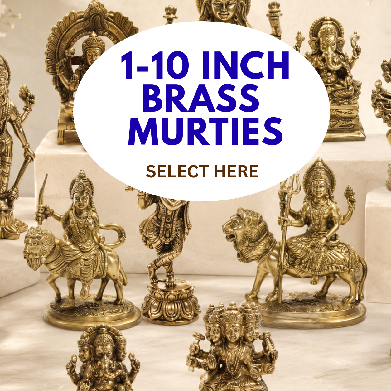 1-10 Inch Brass Murties
