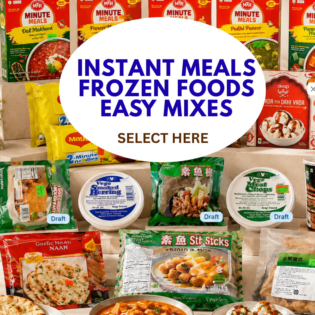 Ready To Eat/Instant Meals/Frozen Foods