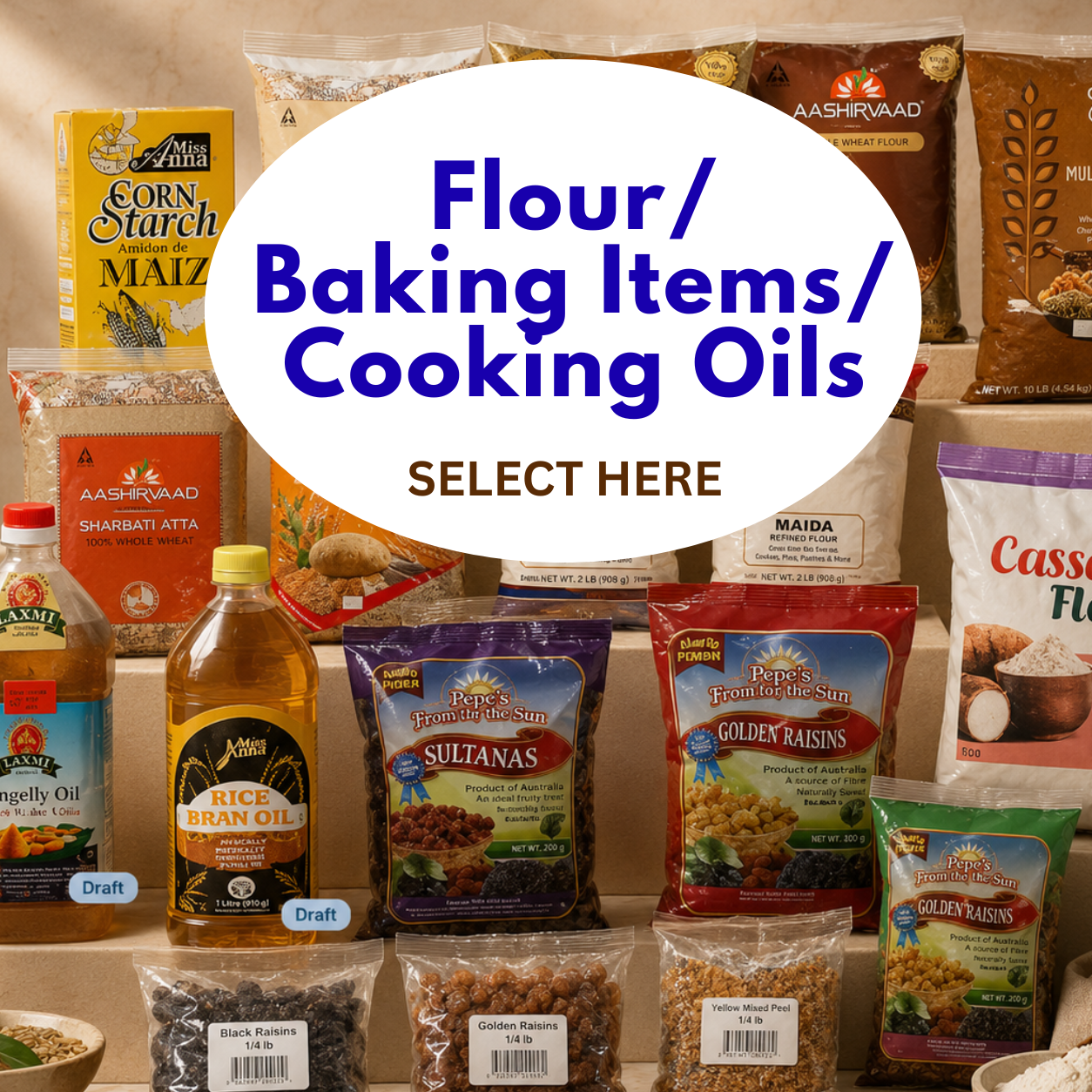 Flour/Baking Items/Cooking Oils