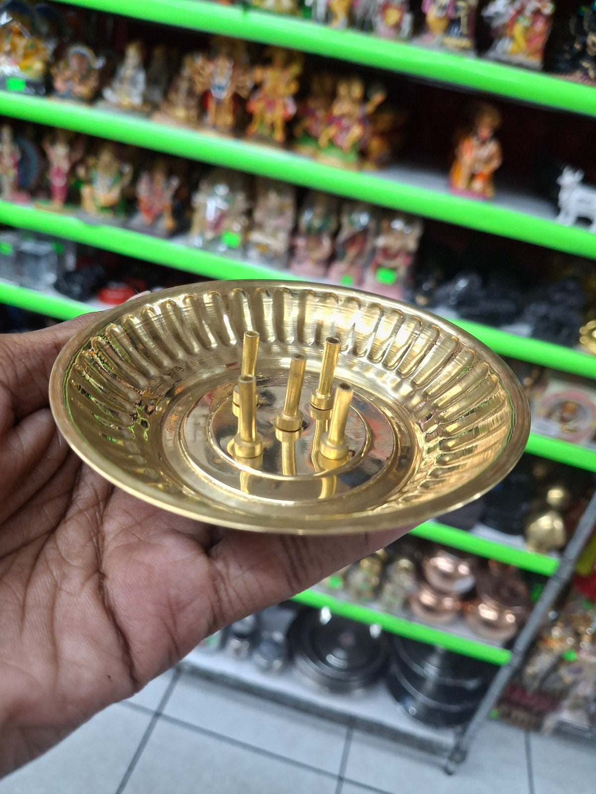 Brass incense holder