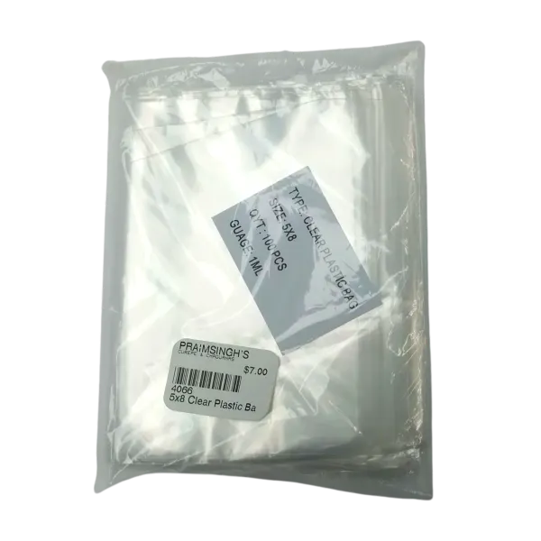 100PCS - 5x8 Plastic Bags