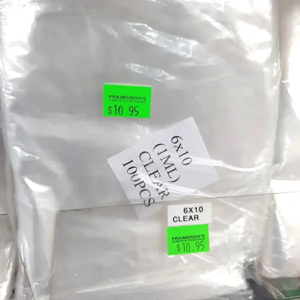 100pcs Clear 6x10 - Bags