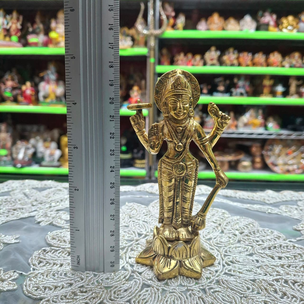 Brass Vishnu Murti- Approx 5 Inches