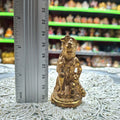 Brass Kneeling Hanuman Murti- Approx 2.5 Inches