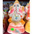 Eco Friendly Ganesh Murti (Painted) - 11" x 7"
