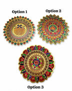 Golden Rangoli Sticker Approx 10 Inches- #8