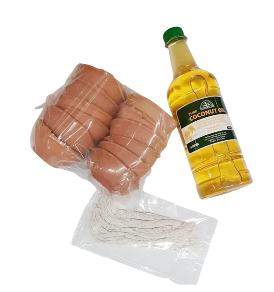 12 Deeyas 1 750ml Bottle Oil And 1 Pc Pre Cut Wick Bundle