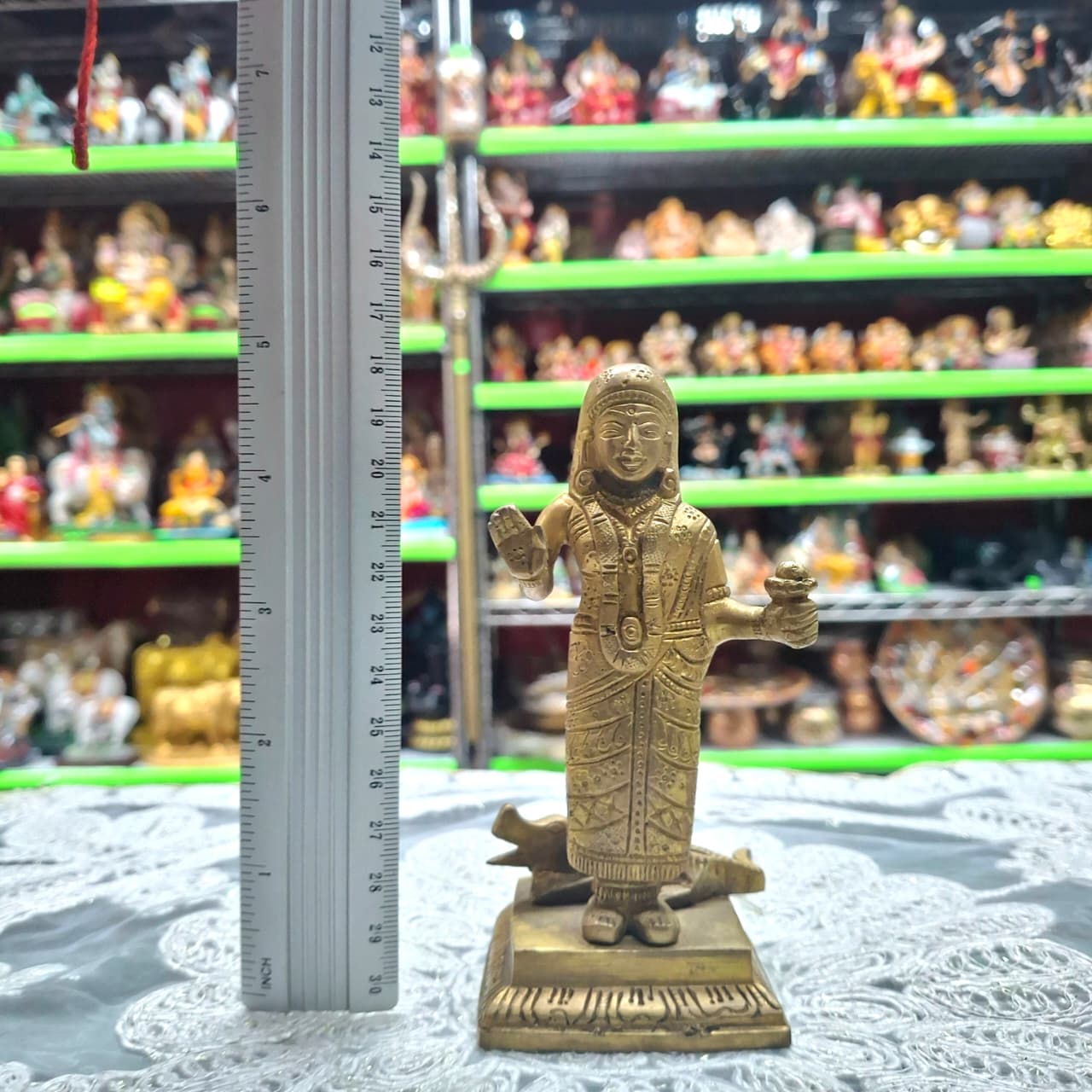 Brass Ganga Murti- Approx 5 Inches