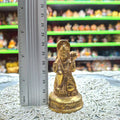 Brass Kneeling Hanuman Murti 2.5 Inches