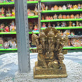 Brass Panchmukhi Ganesh Murti- Approx 4.5 Inches
