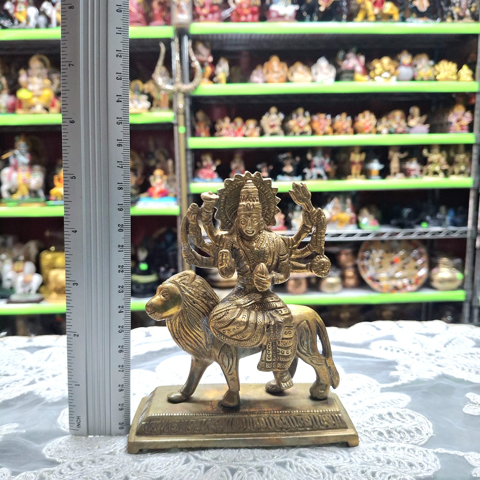 Brass Durga Murti- Approx 5 Inches