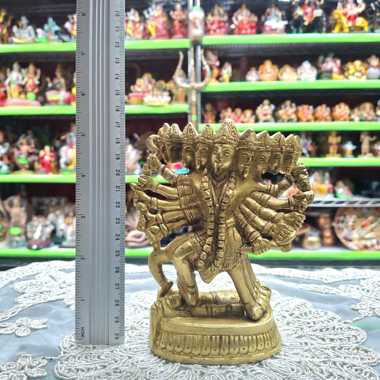 Brass Kali Maa Murti- Approx 5.5 Inches