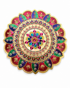 Golden Rangoli Sticker Approx 10 Inches- #8
