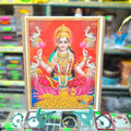 Wooden Laxmi Picture- Approx 11''x9''