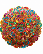 Golden Rangoli Stick Approx 19 Inches- #1