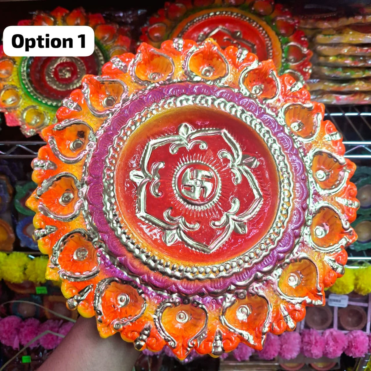Clay Rangoli Deyas