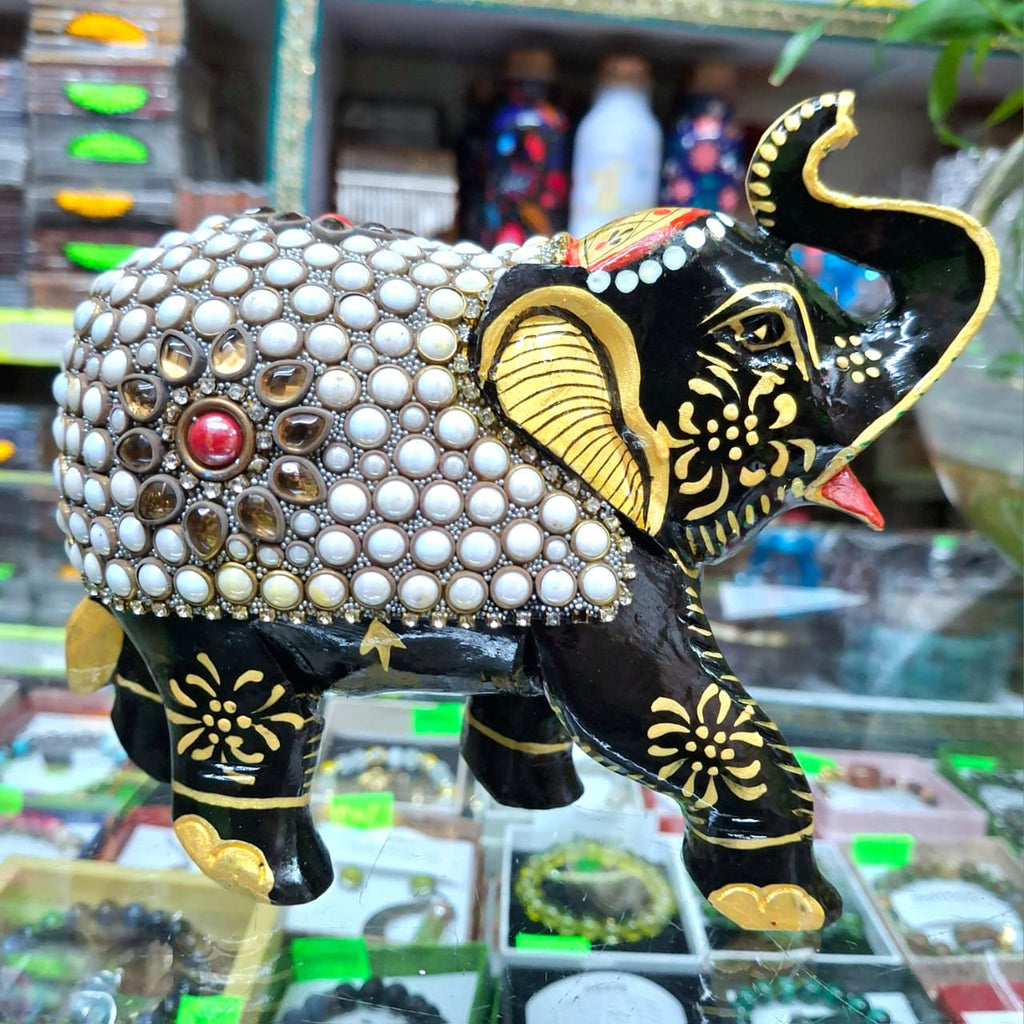 Hand Crafted Wooden Elephant