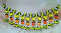 Floral Tooran-Yellow & Green Flowers With Kalsa