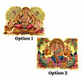 Golden Lakshmi Pooja Stickers Approx 8''x6''- #14