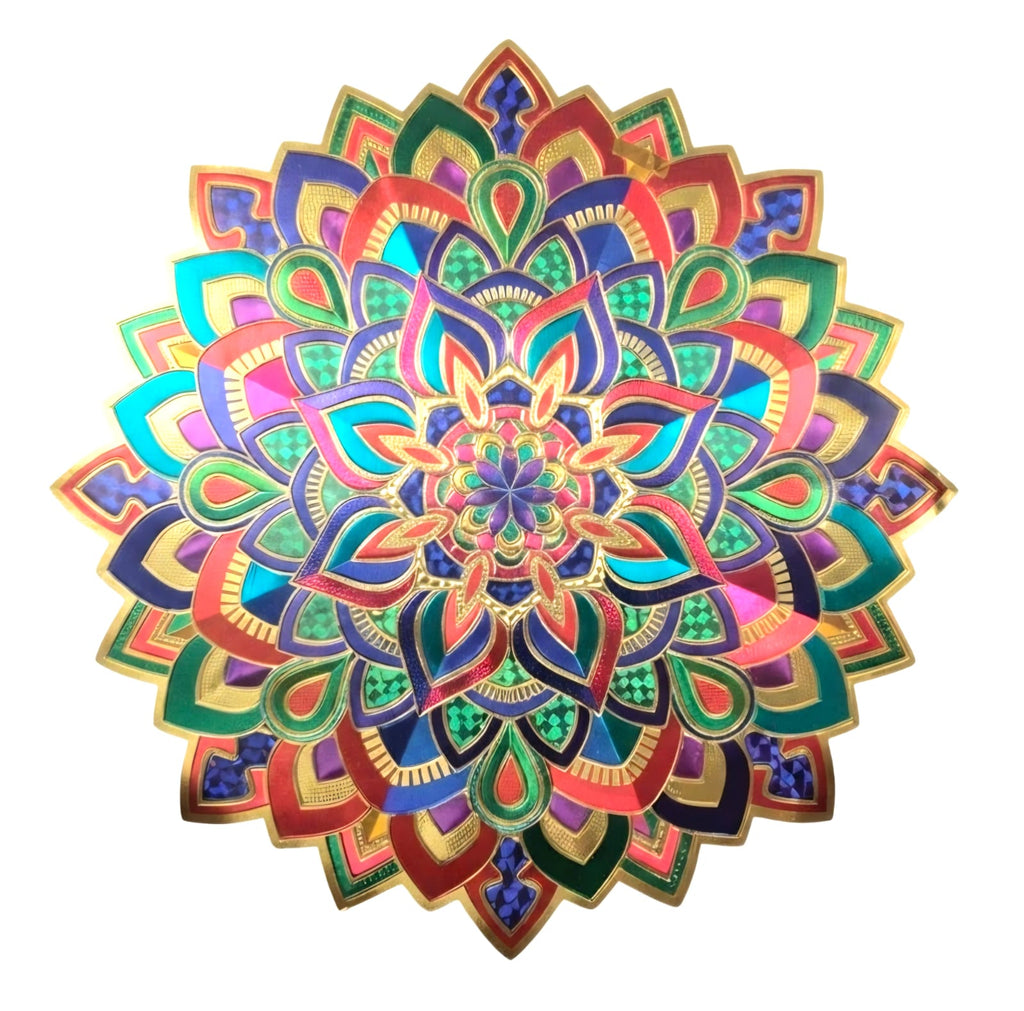 Golden Rangoil Stickers Approx 10 Inches- #8