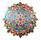 Golden Rangoil Stickers Approx 10 Inches- #8
