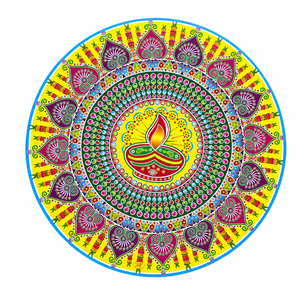 Rangoli Stickers Approx 17 Inches- #3
