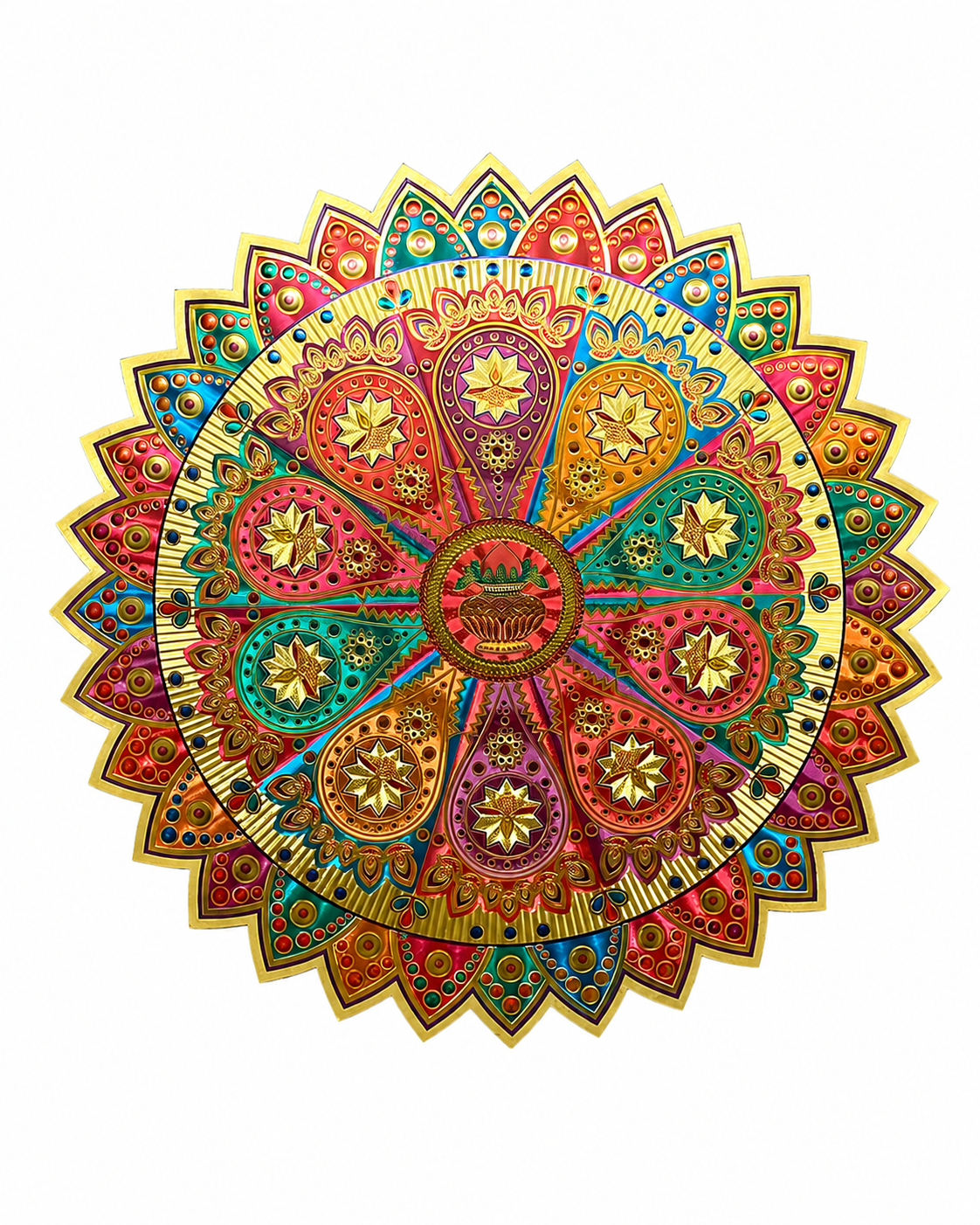 Golden Rangoli Stick Approx 19 Inches- #1