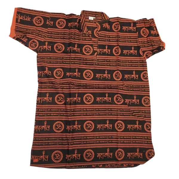 Black and Red Kurta Top