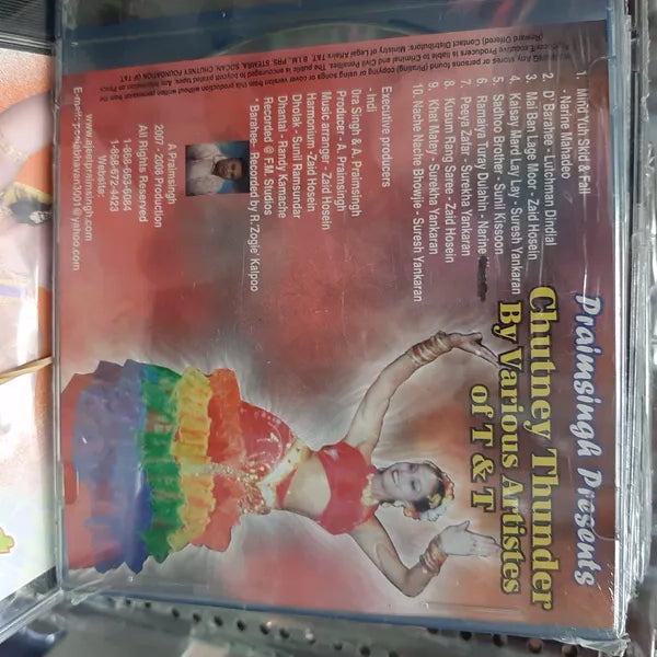 Chutney Thunder By Various Artistes Of T&T - Praimsingh Presents