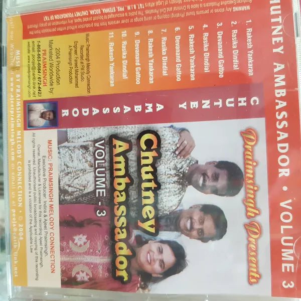 Chutney Ambassador Vol3 - Praimsingh Presents