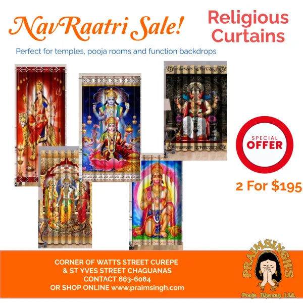 2 For $195 Religious Curtains