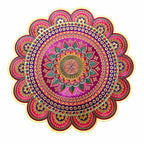 Golden Rangoli Stickers Approx 10 Inches- #8