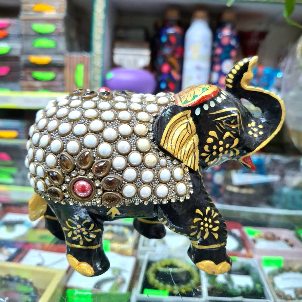 Hand Crafted Wooden Elephant