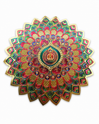 Golden Rangoli Sticker Approx 10 Inches- #8