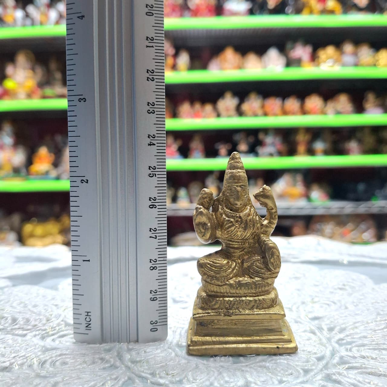 Brass Laxmi Murti- Approx 2.5 Inches