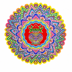 3D Rangoli Stickers Approx 19 Inches- #2