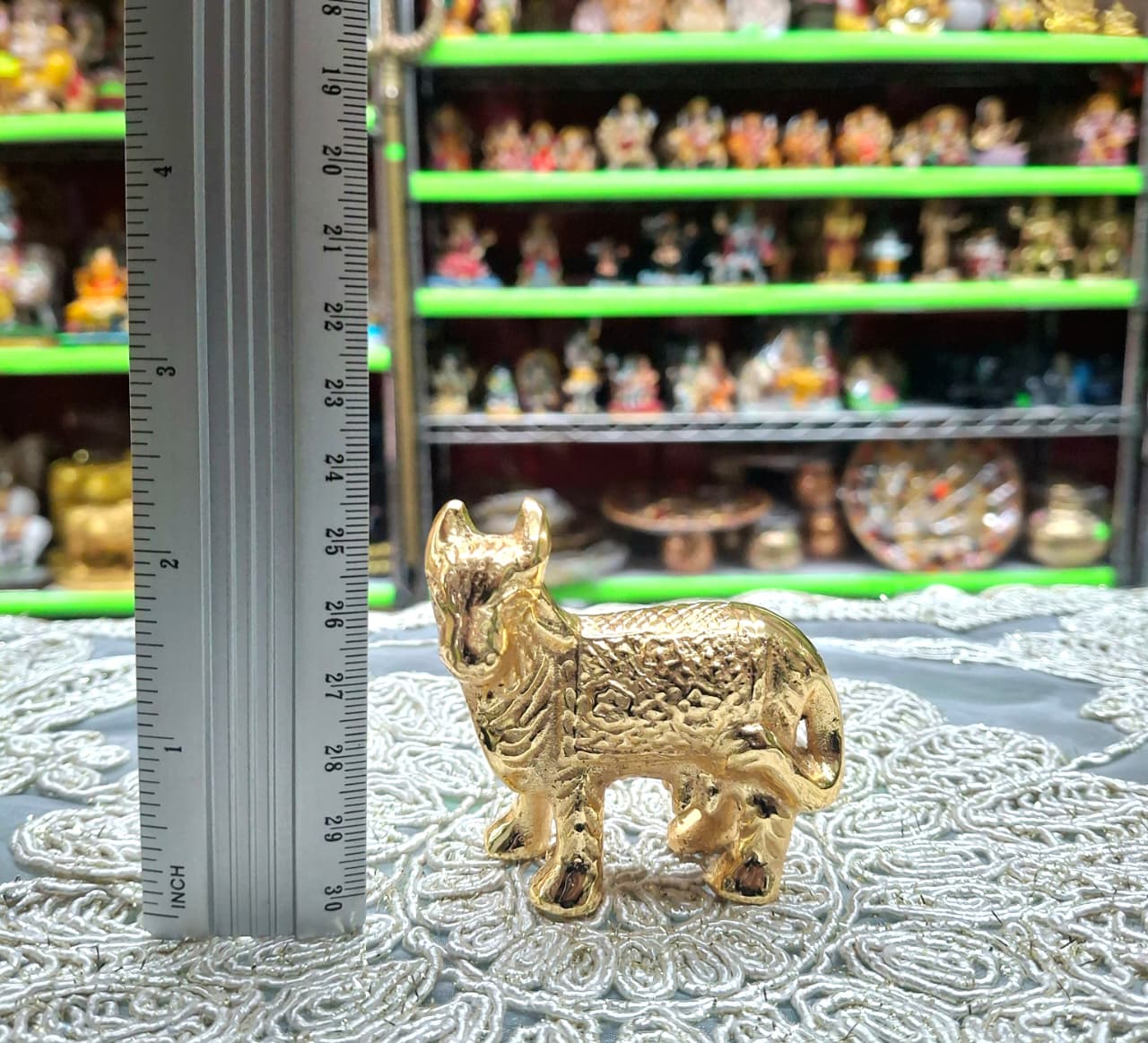 Brass Nandi- Approx 2.5 Inches