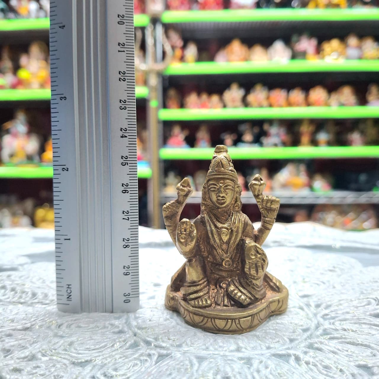 Brass Laxmi Murti- Approx 2.5 Inches