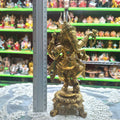 Brass Dancing Ganesh Murti- Approx 8 Inches