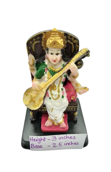 Saraswati Murti 3"x 2.5"