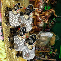 4 Pcs Black Pearl Elephant Set