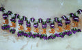 Floral Tooran- Purple & Green Flowers With OM