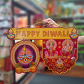 MDF Happy Diwali Hanging Decor Approx 17''x11.5''- #004