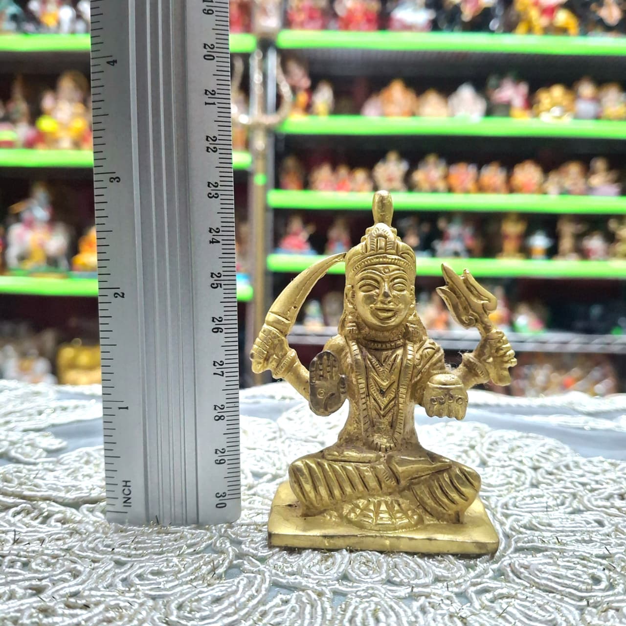 Brass Santoshi Murti- Approx 3 Inches