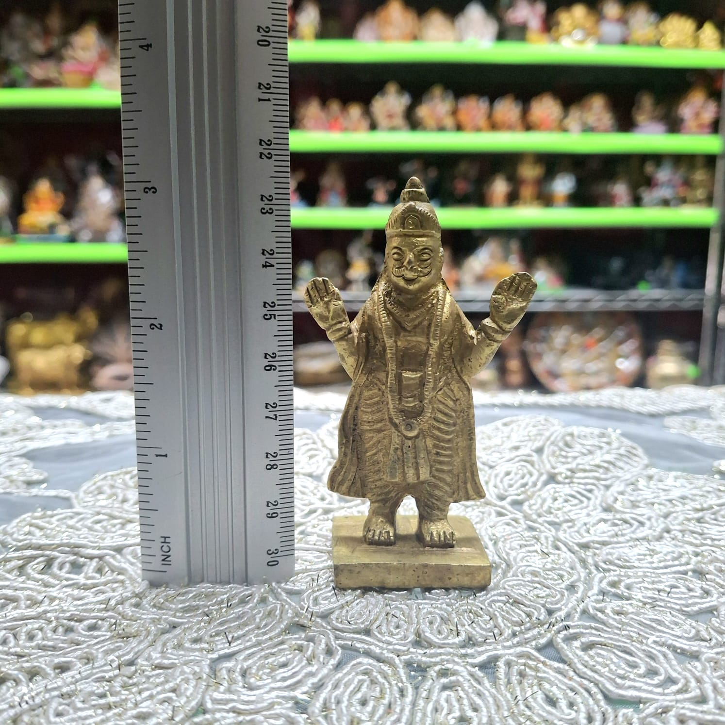 Brass Munesh Prem Murti- Approx 3 Inches